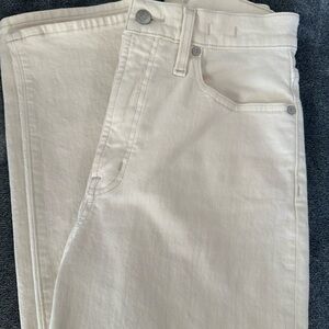 Madewell Women’s The Perfect Vintage Straight Jean Off-White Size 25